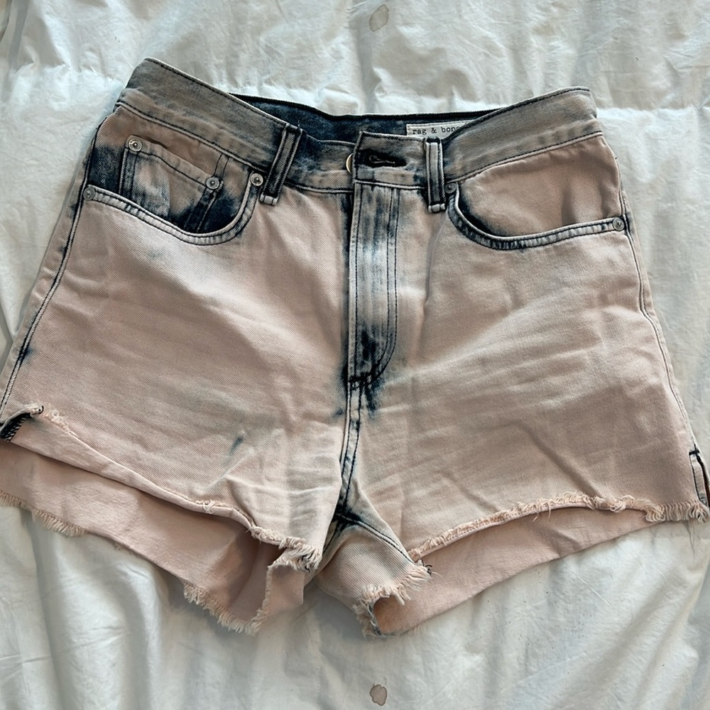 NWT Rag & Bone Justine Short Bleach Blush 187